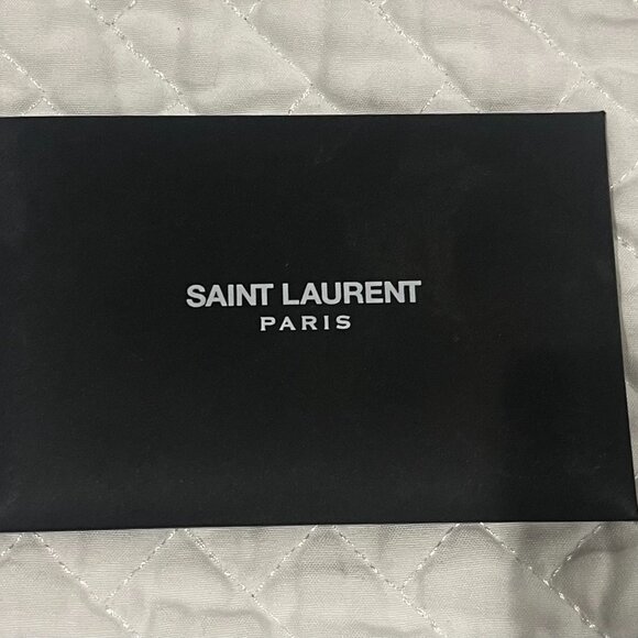 YSL - Grain De Poudre Textured Mixed Matelasse Triquilt Medium Monogram Satchel - Picture 9 of 9